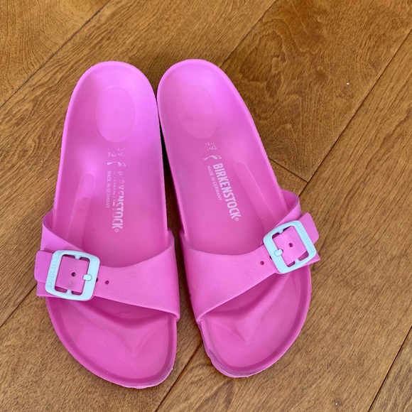 Birkenstock Shoes Womans Pink Rubber Birkenstocks Sz 39 Poshmark